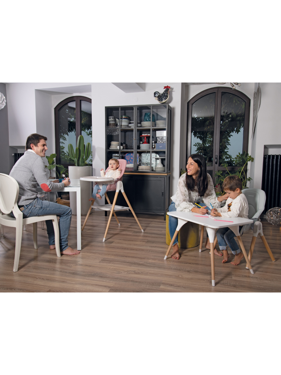 Стульчик для кормления Foppapedretti Bonito розовый - фото 18