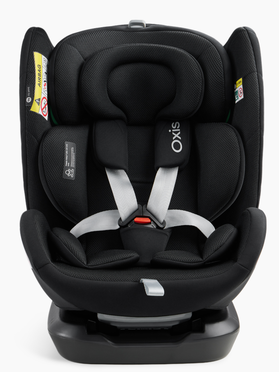 Автокресло Happy Baby Oxis 0+/1/2/3 (0-36 кг) черный - фото 2