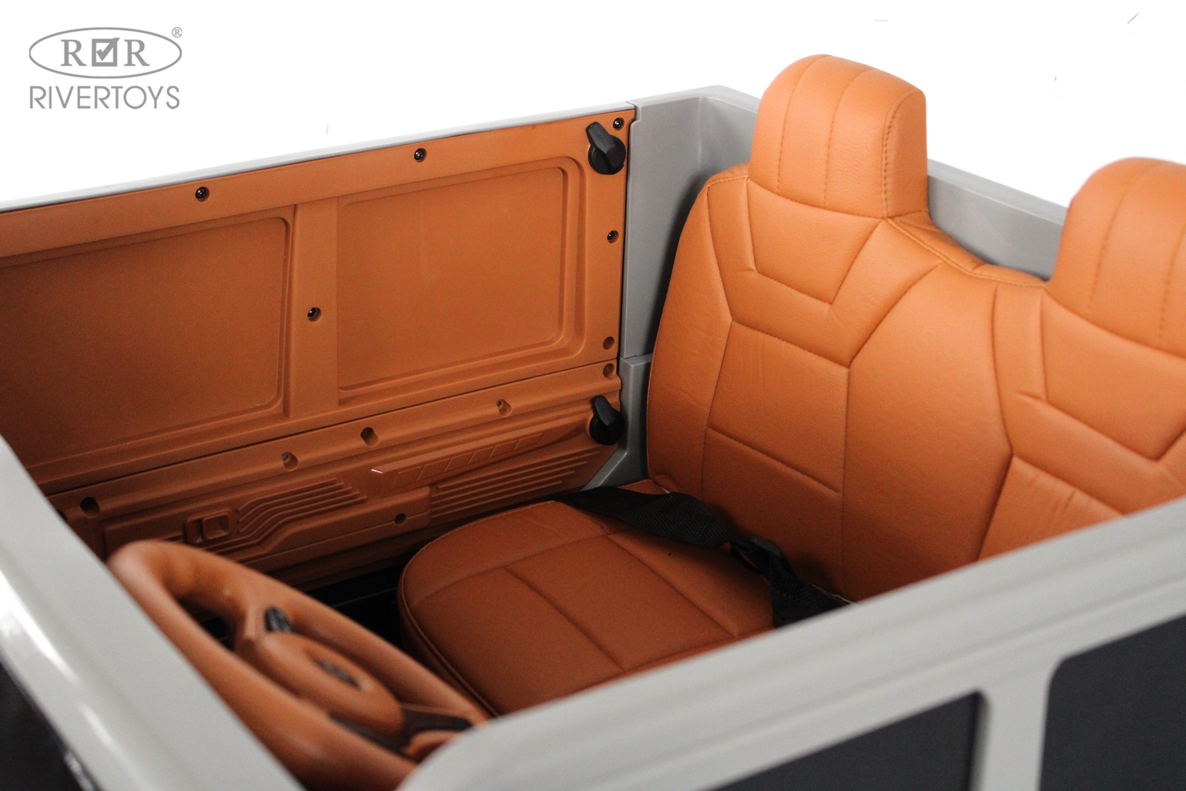 Электромобиль RIVERTOYS E555KX-PICKUP-GREY С пультом ДУ - фото 23