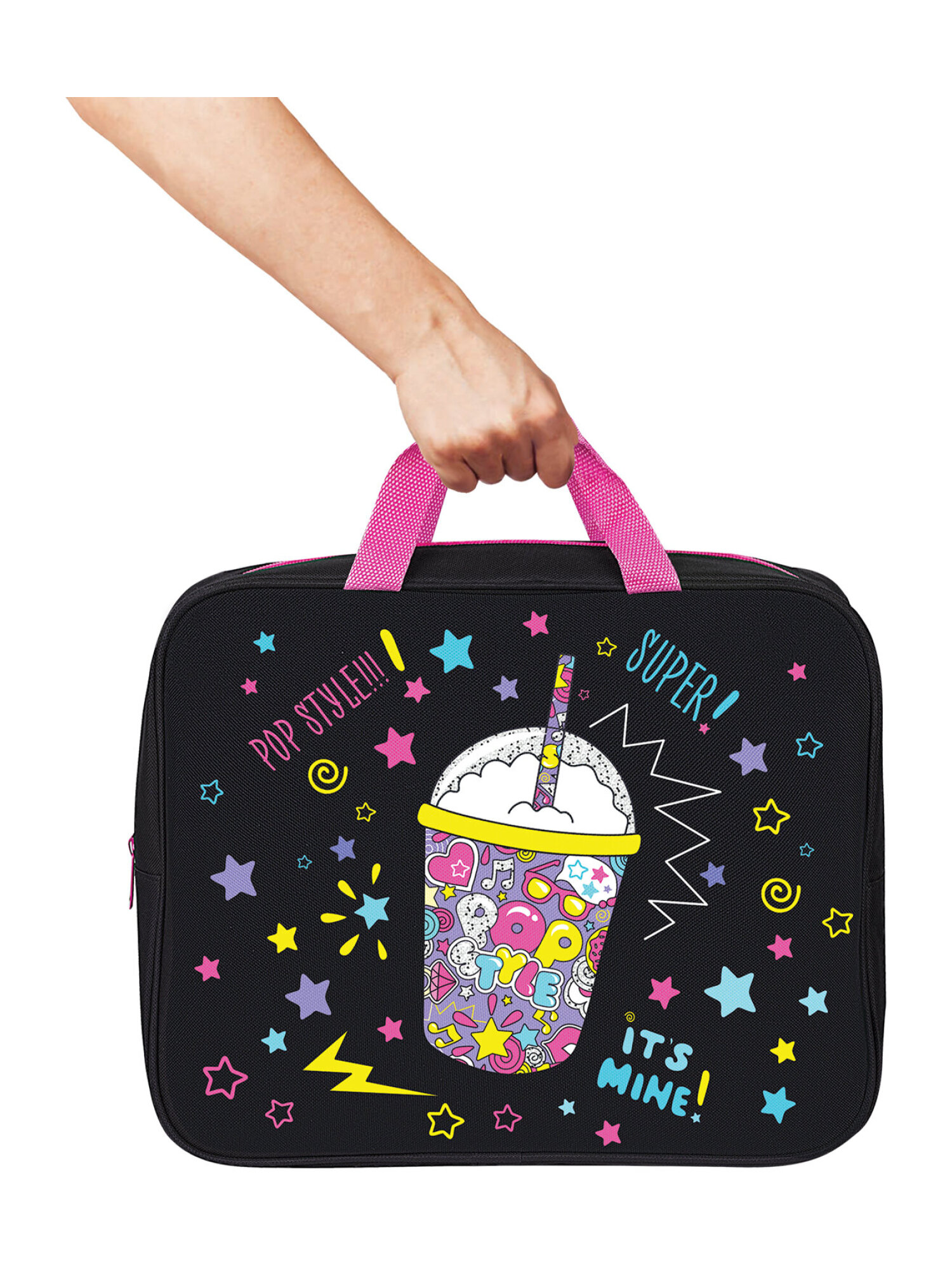 Папка-сумка Brauberg портфель для бумаг с ручками на молнии - фото 12