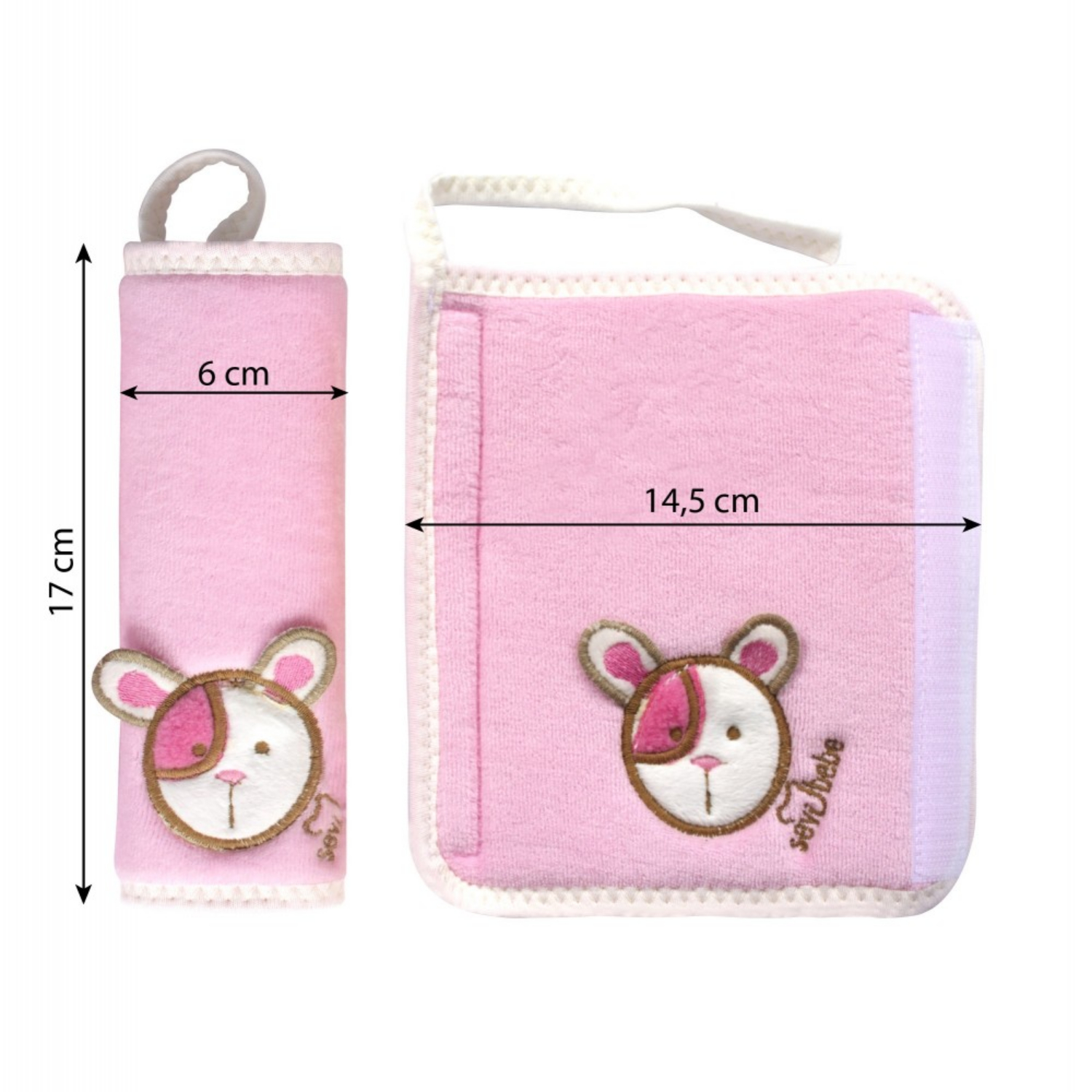 Накладки на ремни безопасности SEVIBEBE для детского автокресла / коляски / рюкзака 2шт. в комплекте - фото 3