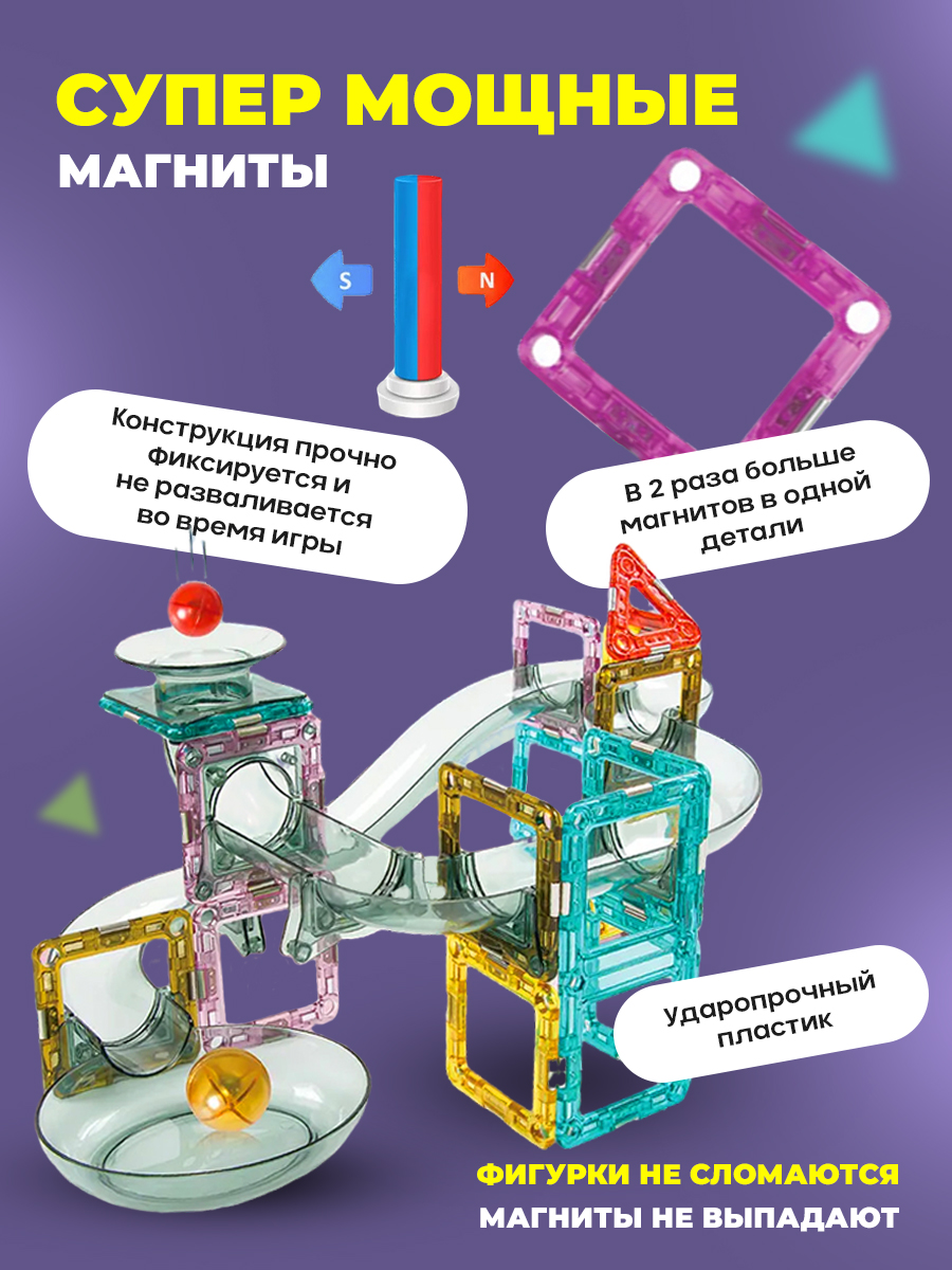 Конструктор ТЕХНО магнитный - фото 3