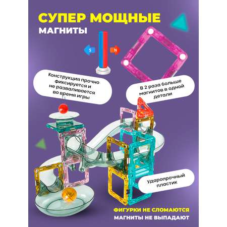 Конструктор ТЕХНО магнитный