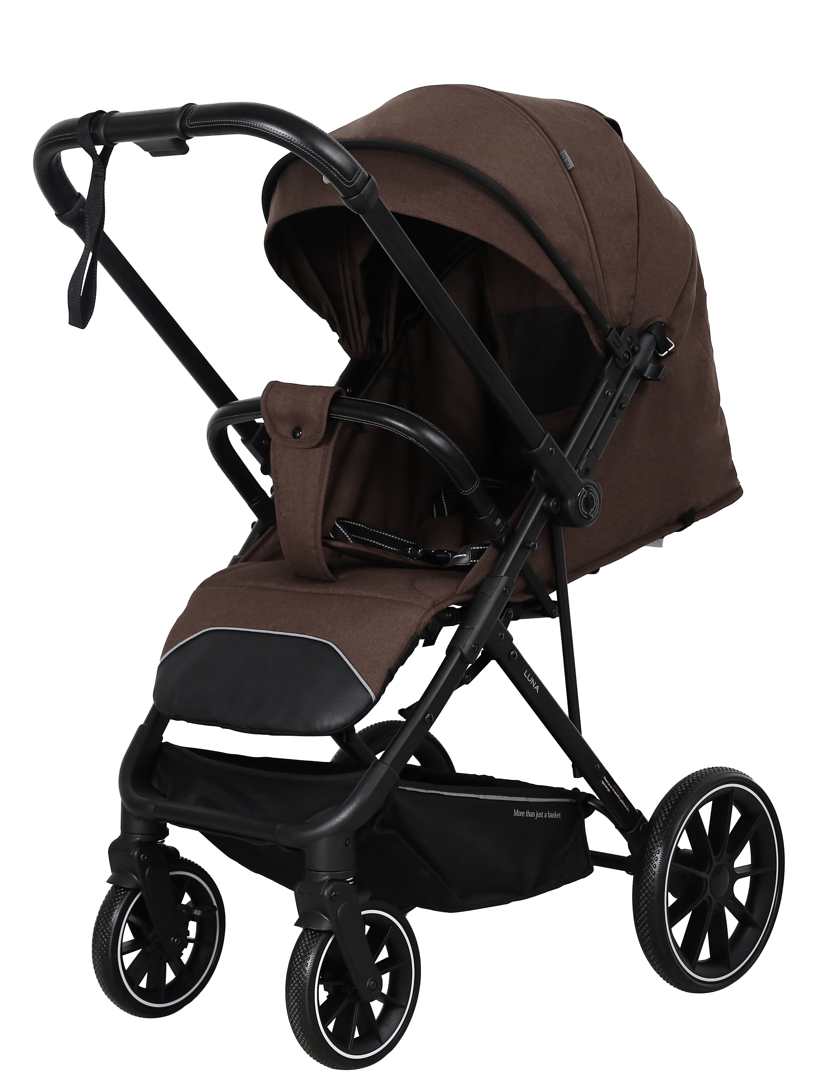 Коляска прогулочная JOVOLA Luna коричневый - фото 6