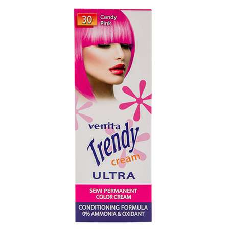 Крем-краска для волос VENITA Pastel тон 30 candy pink 75 мл