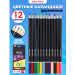 Карандаши цветные Prof-Press 12 шт.