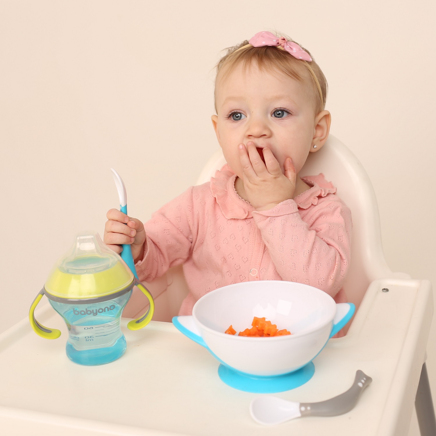 Набор посуды Babyono тарелочка детская 300 мл 2 предм. в ассортименте - фото 3