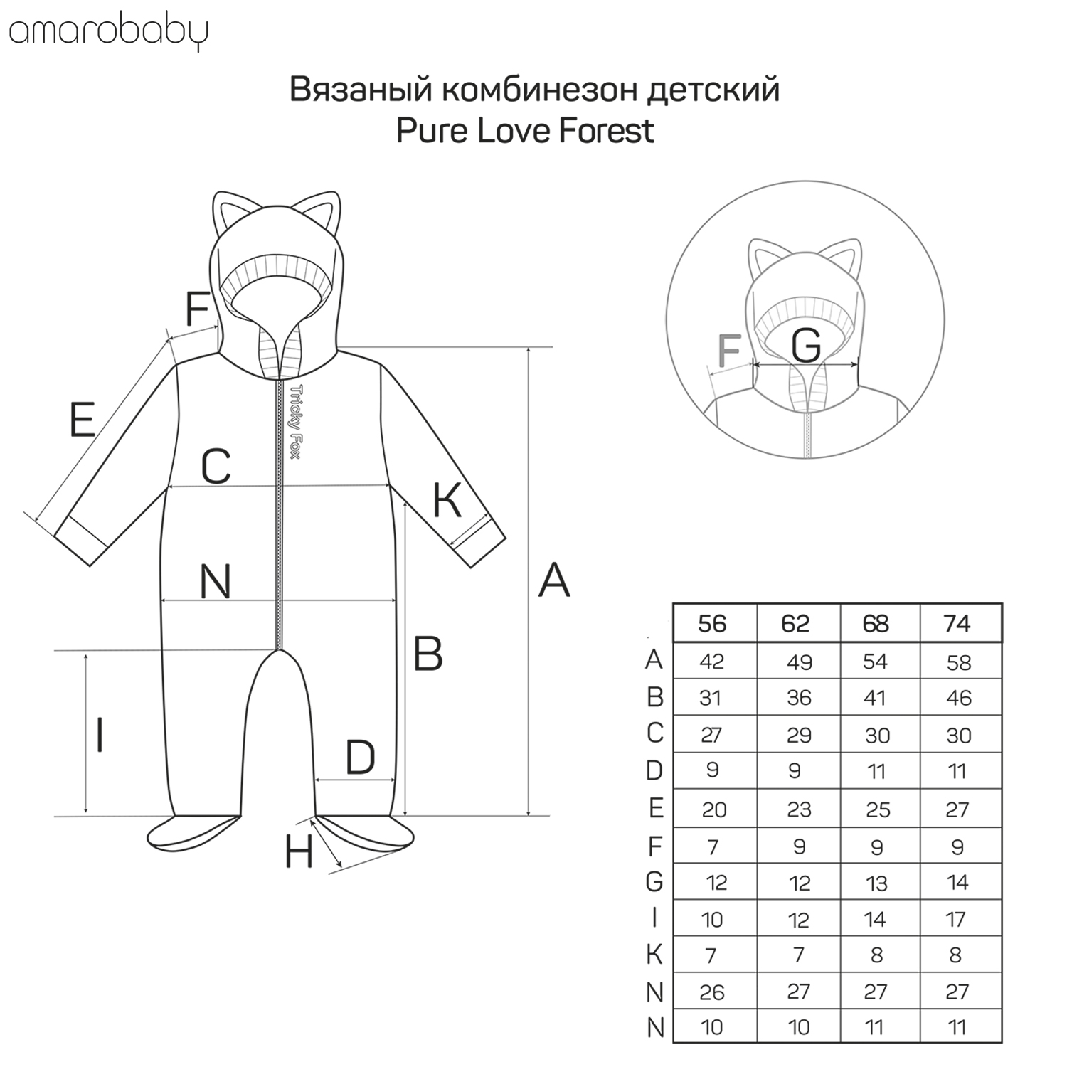 Комбинезон Amarobaby AB-OD21-PLF302/05 - фото 12