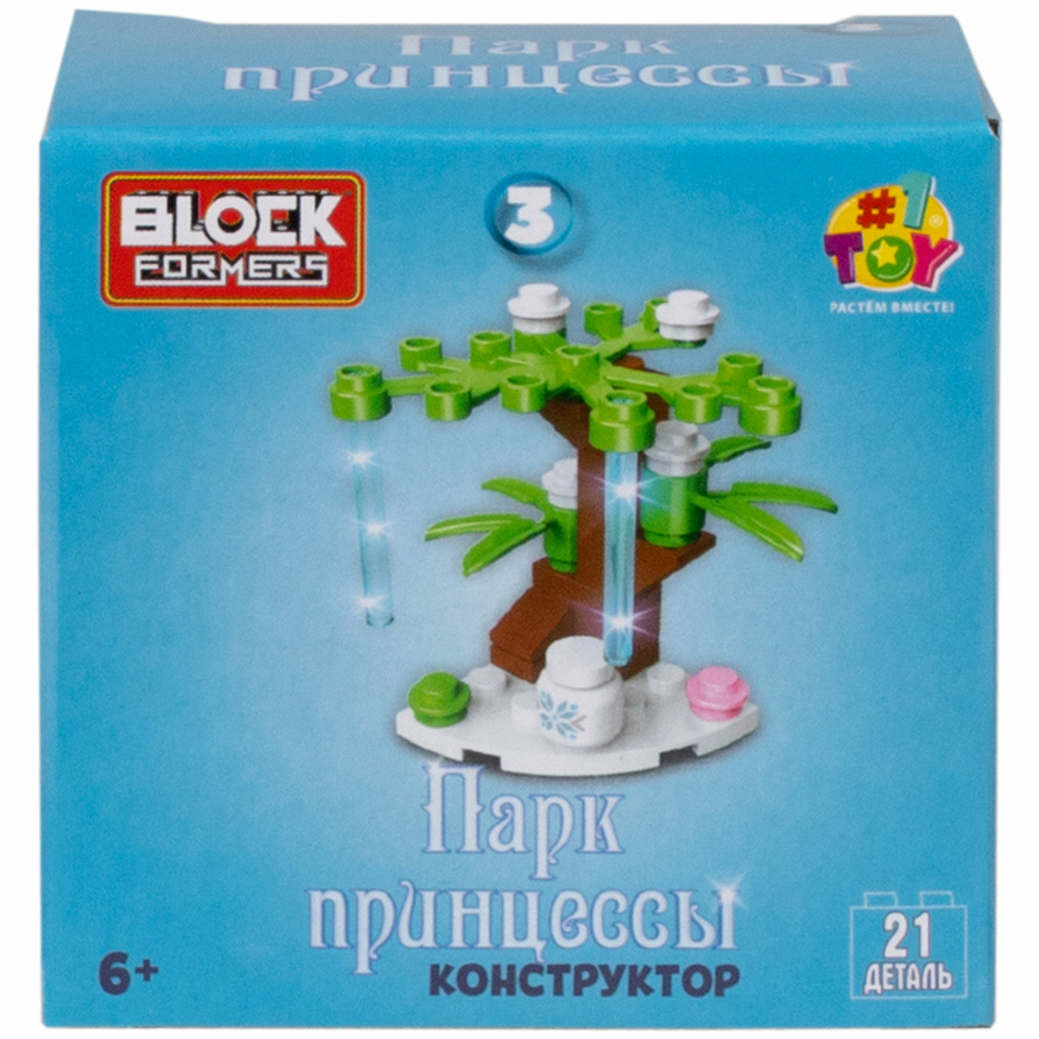 Конструктор 1TOY Blockformers Парк принцессы блочный в ассортименте - фото 2