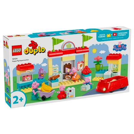 Конструктор LEGO DUPLO Свинка Пеппа: супермаркет блочный