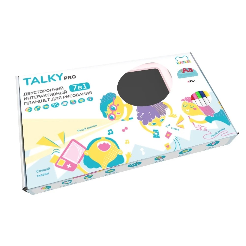 Игрушка LUMICUBE планшет Talky Pro Pink - фото 6