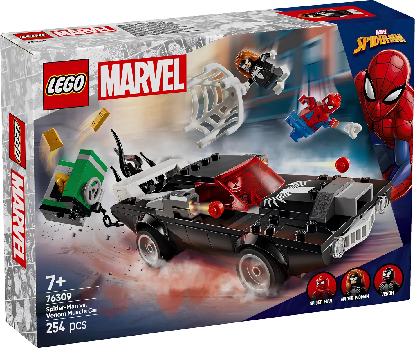 Конструктор LEGO Marvel Super Heroes Человек-паук 254 дет. - фото 8