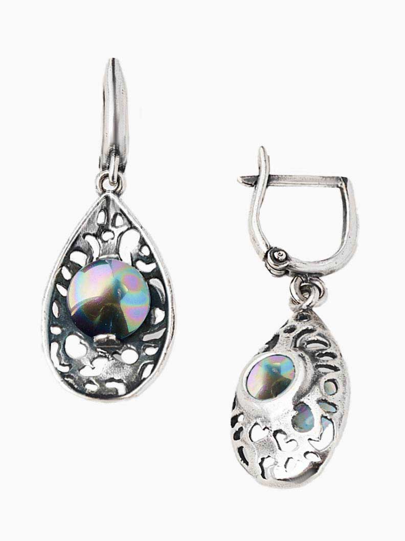 Серьги Shine and Beauty 80966-110-с-майоркачерн - фото 4