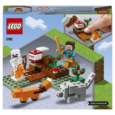 Конструктор LEGO Minecraft Приключения в тайге блочный