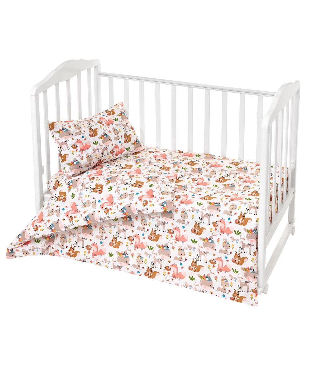 Пододеяльник Lemony kids Animals 110х140 Белый - фото 2