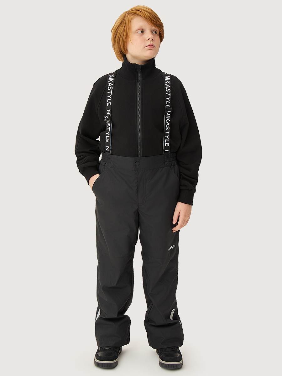 Брюки утепленные NIKASTYLE п2л3726 черный - фото 1