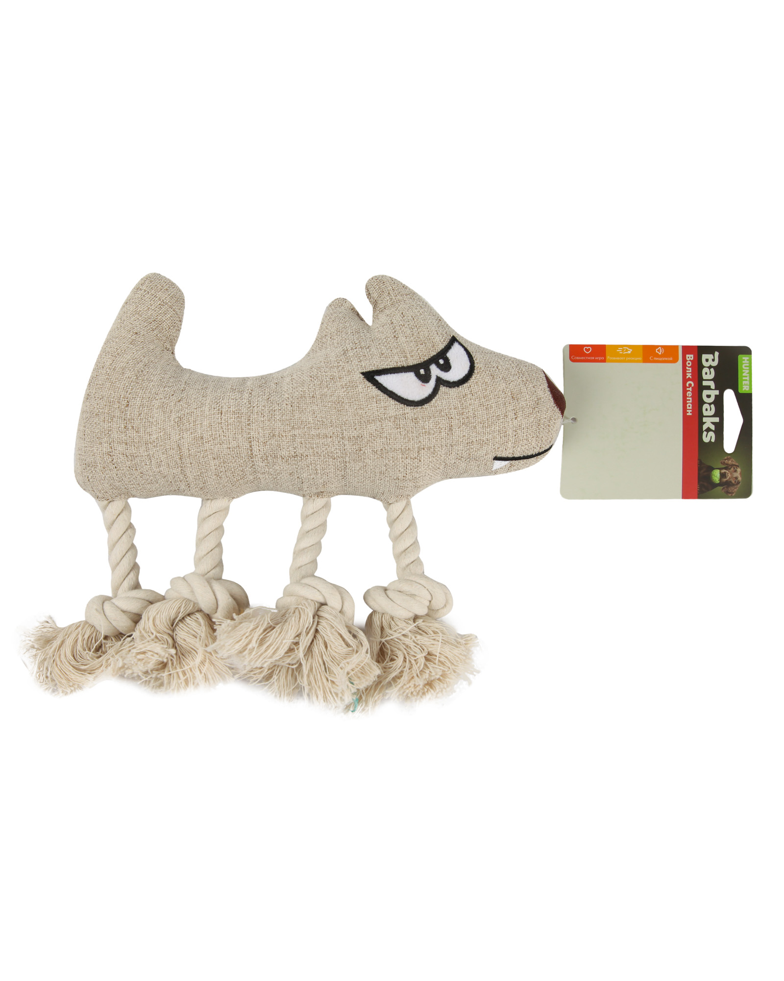 Игрушка для собак Barbaks Волк Степан - фото 6