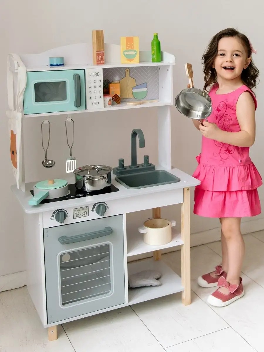 Игрушечная кухня PAREMO с аксессуарами: 27 шт. - фото 3