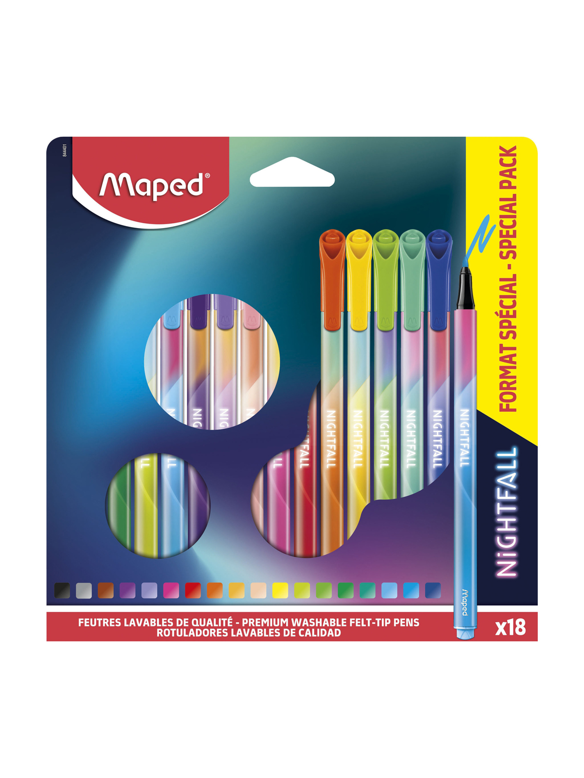 Фломастеры MAPED 18 цв. - фото 1