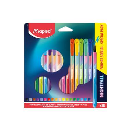 Фломастеры MAPED 18 цв.