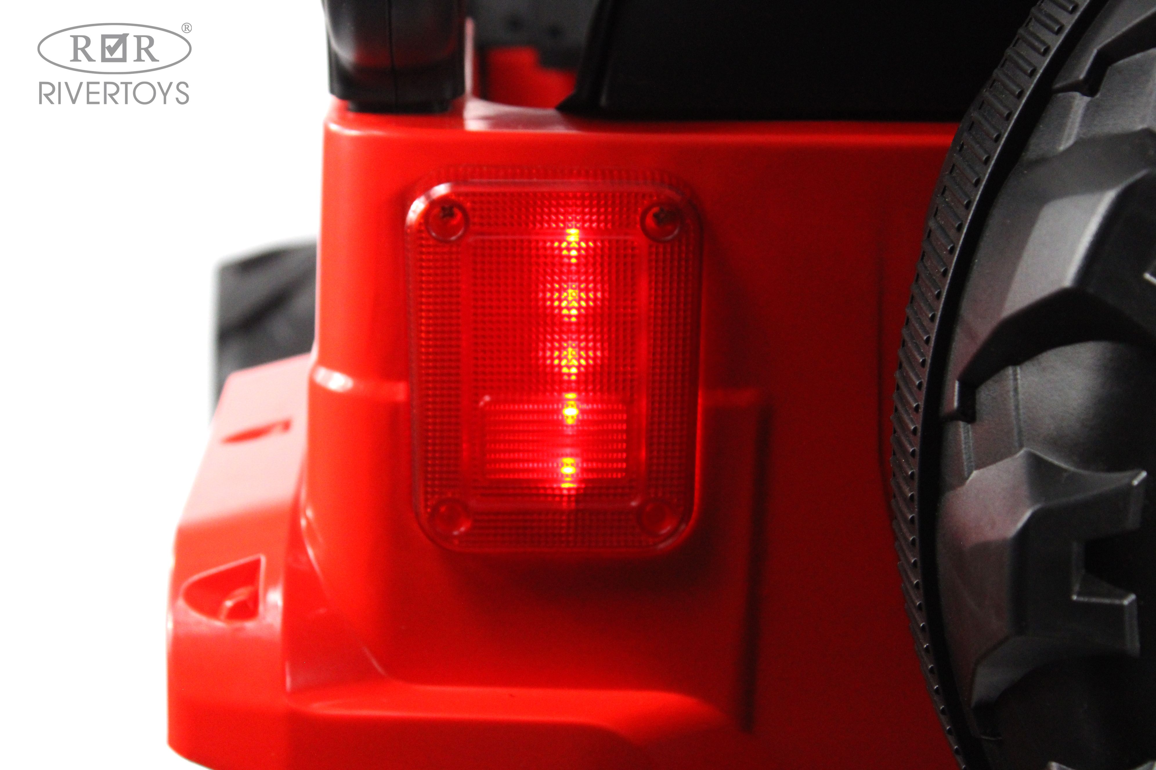 Электромобиль RIVERTOYS М707БХ Red С пультом ДУ - фото 26