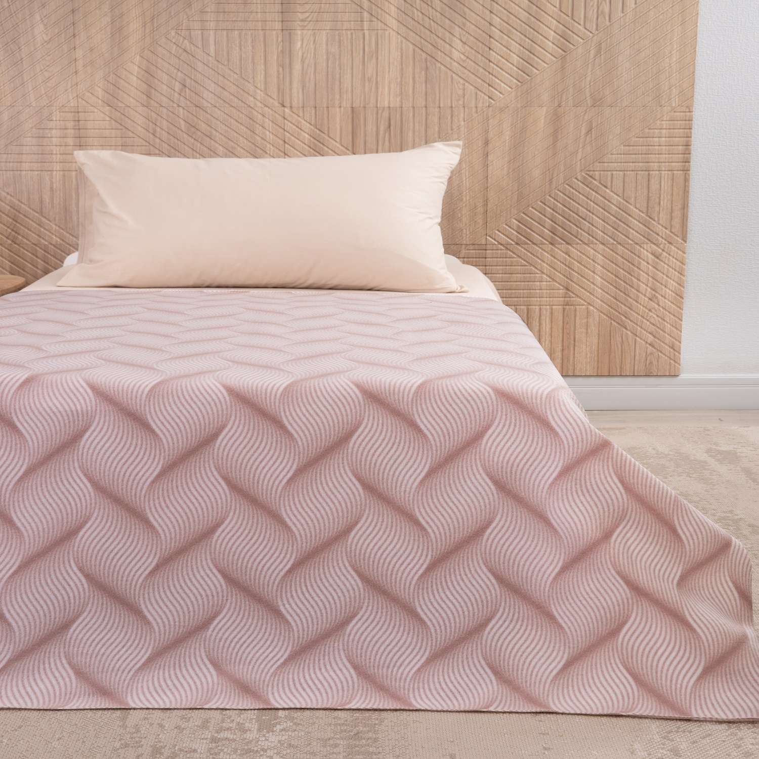 Плед TESSOLO HOME Волны 130 x 170 см флис - фото 2