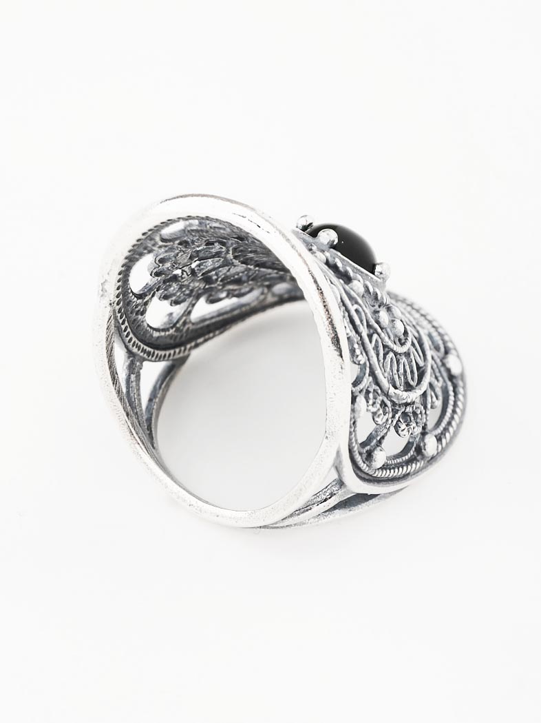 Кольцо Shine and Beauty 80673-316-к-изумруд - фото 5