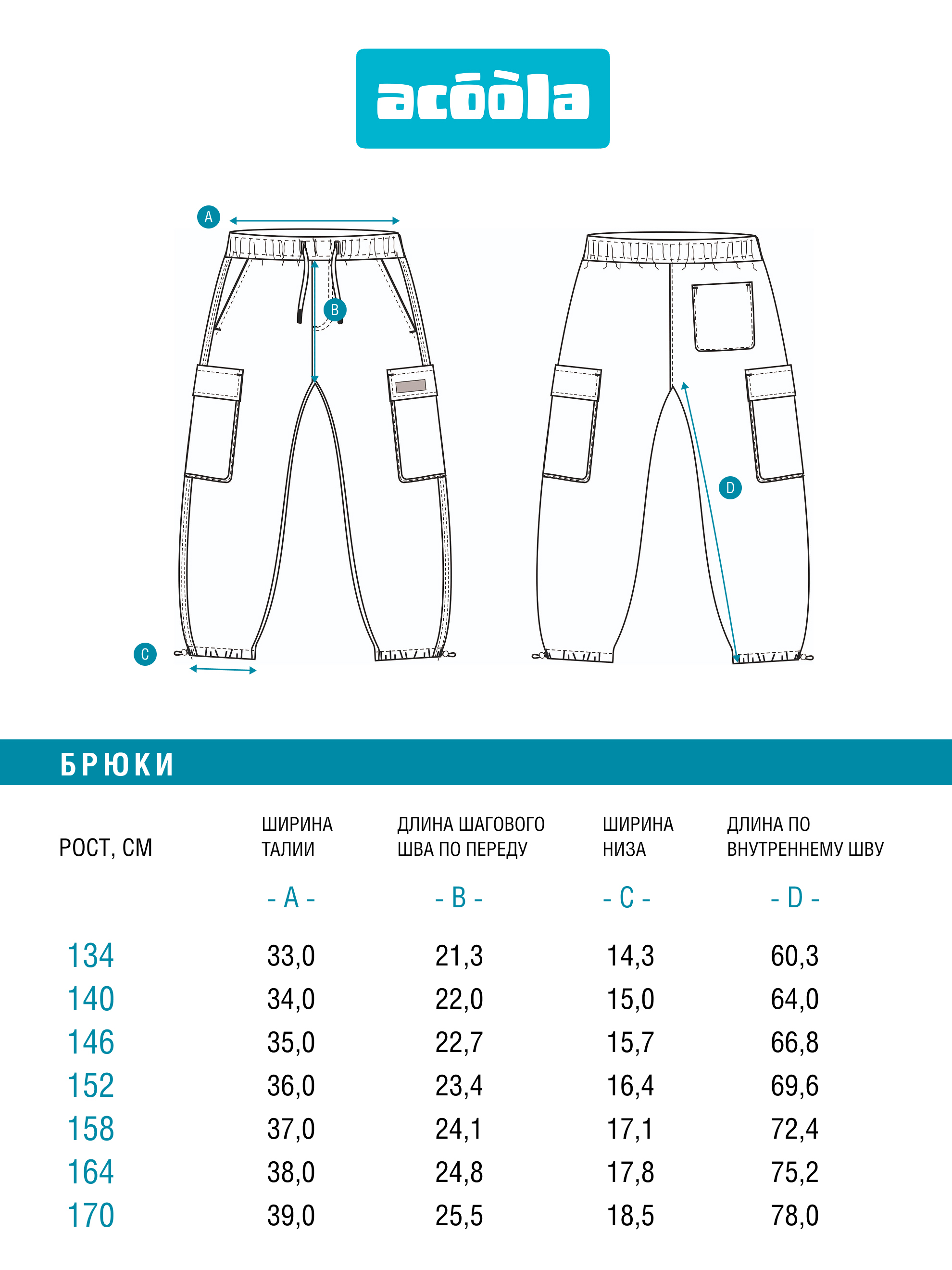 Брюки Acoola 20110160439_0094527 - фото 9