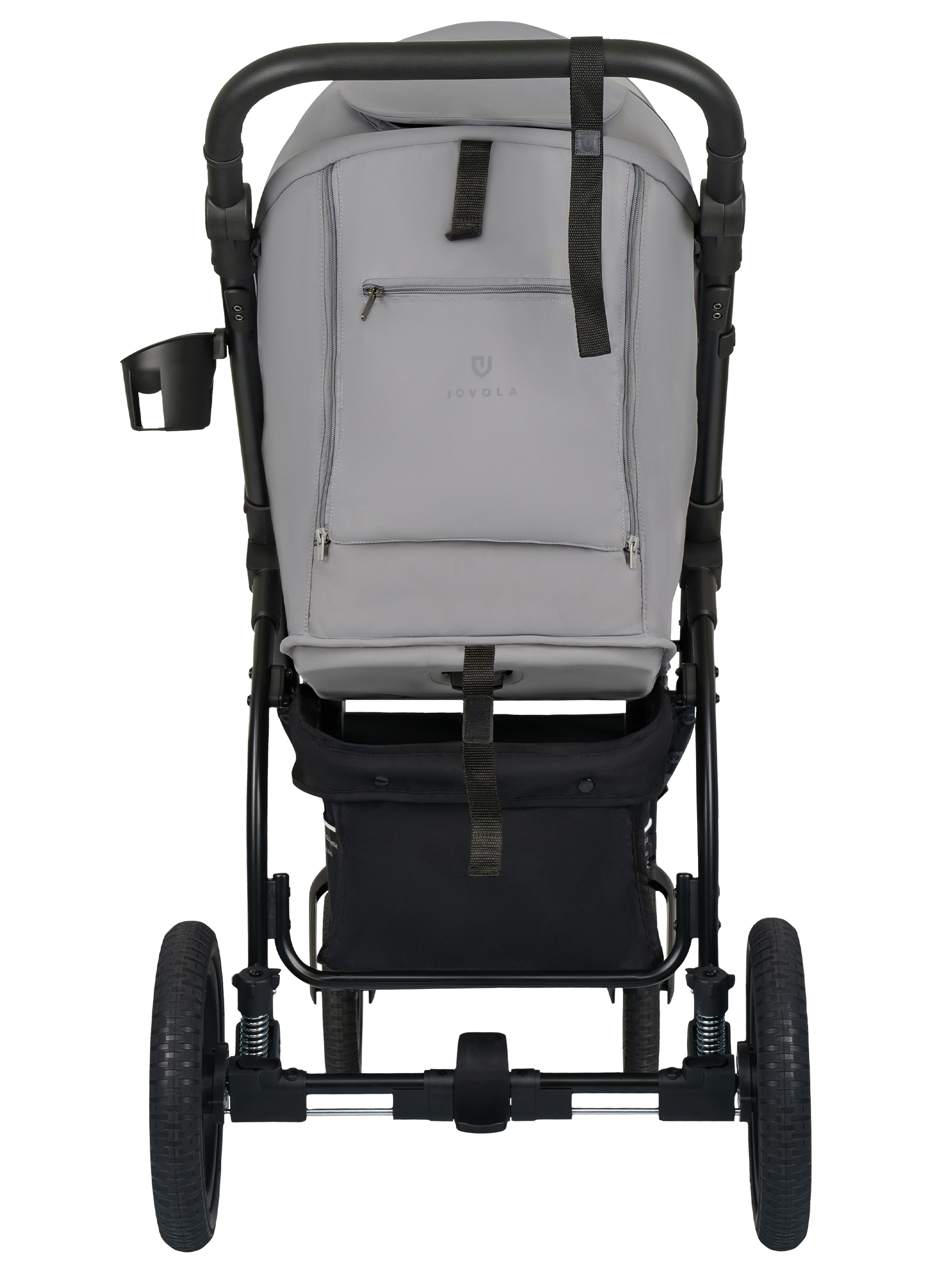 Коляска прогулочная JOVOLA Selena SL, всесезонная серый - фото 26