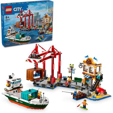 Конструктор LEGO City Seaside Harbor with Cargo Ship блочный