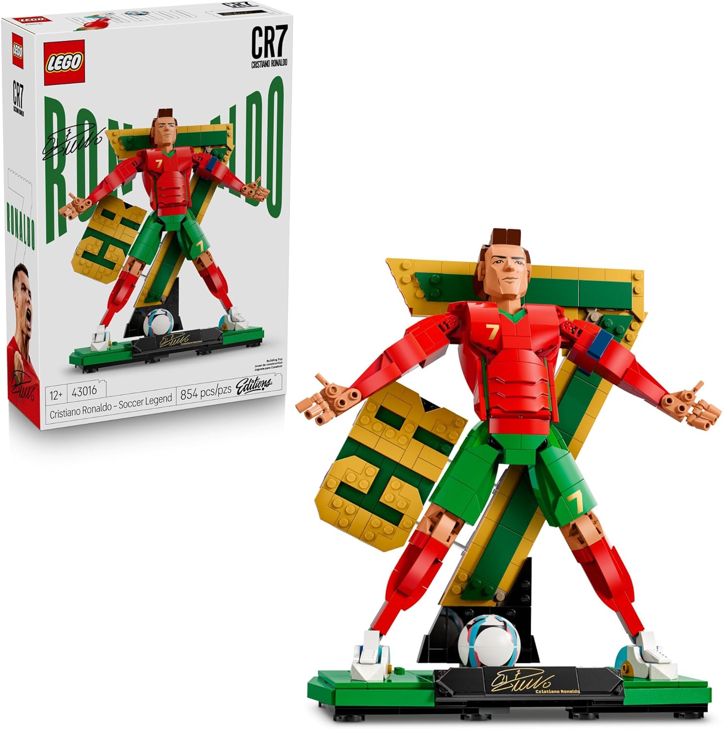 Конструктор LEGO Editions Роналду-футбольная легенда 854 дет. - фото 1