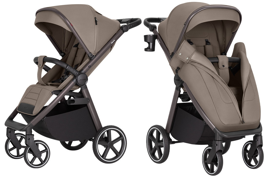 Коляска прогулочная Carrello Bravo SL Deluxe CRL-5520 коричневый - фото 1