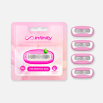 Сменные кассеты INFINITY совместимы с бритвами VENUS