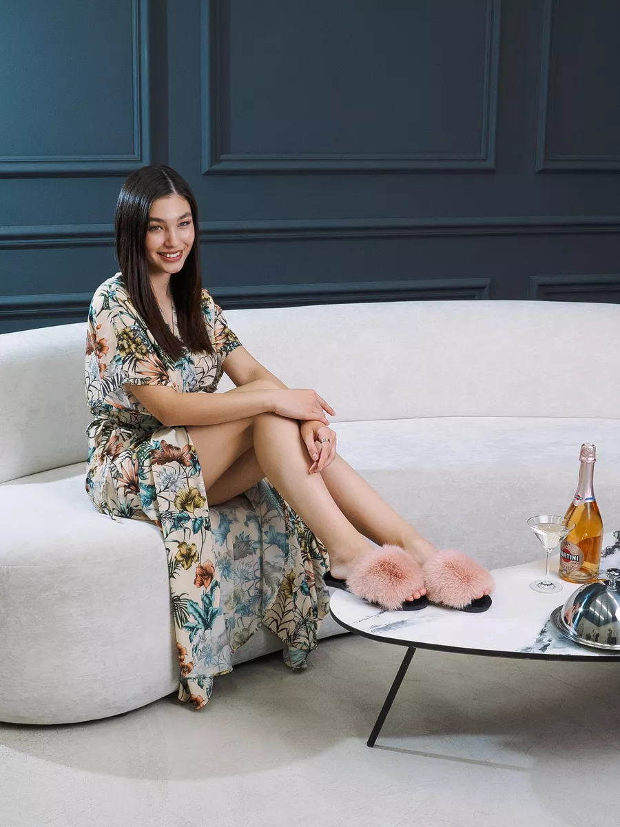 Тапочки UTA HOME 12мех/роз - фото 6