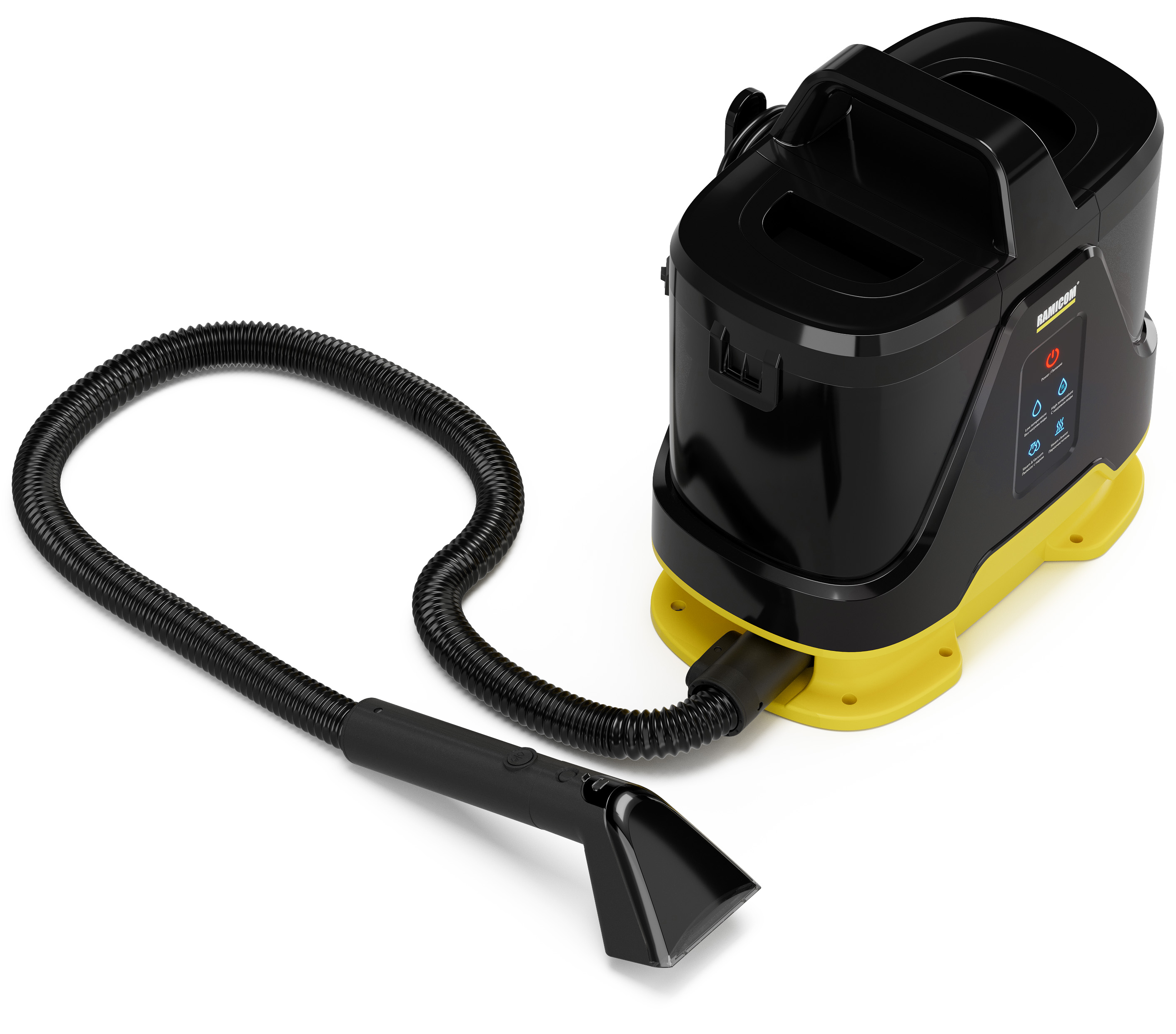 Моющий пылесос с горячим паром Ramicom RWC3500 для чистки мебели ковров авто и дома - фото 11