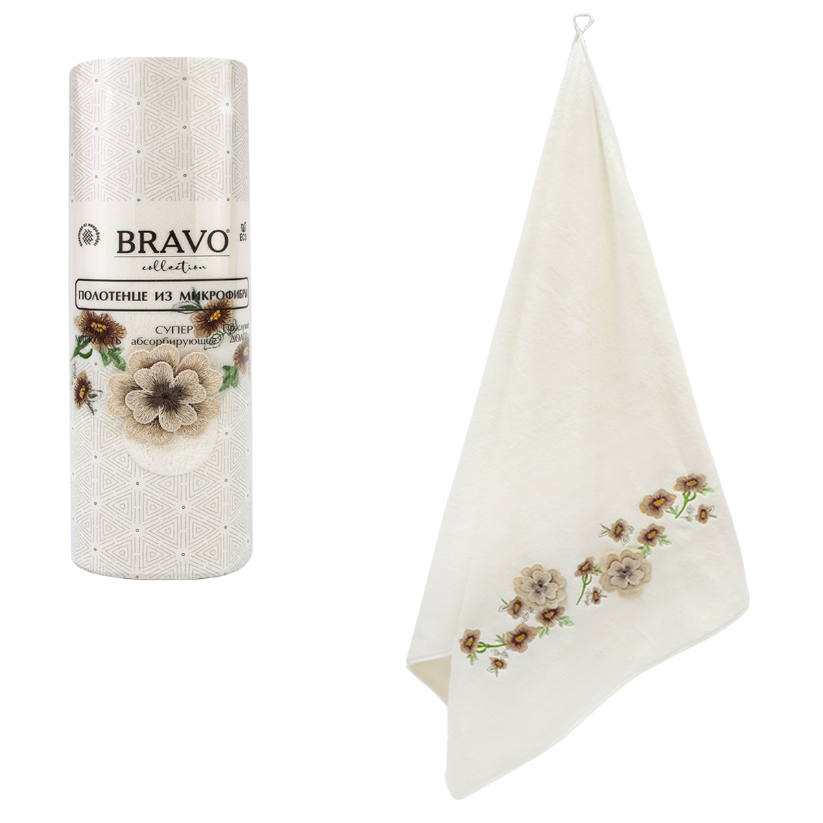 Полотенце BRAVO Глория 65 x 130 см 1 шт. - фото 5