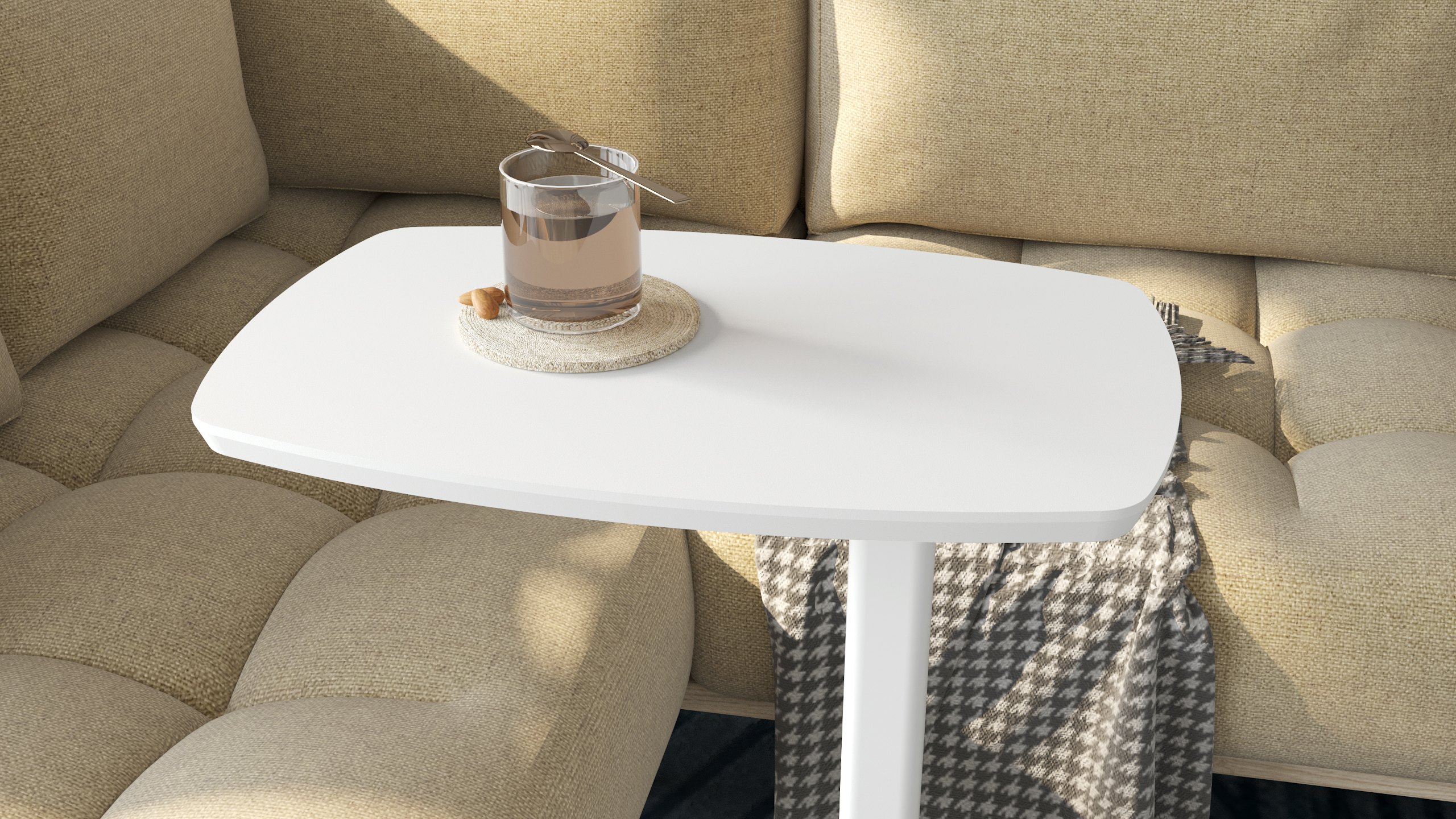 Стол придиванный КАЛИФОРНИЯ МЕБЕЛЬ Дей колор Белый - фото 5