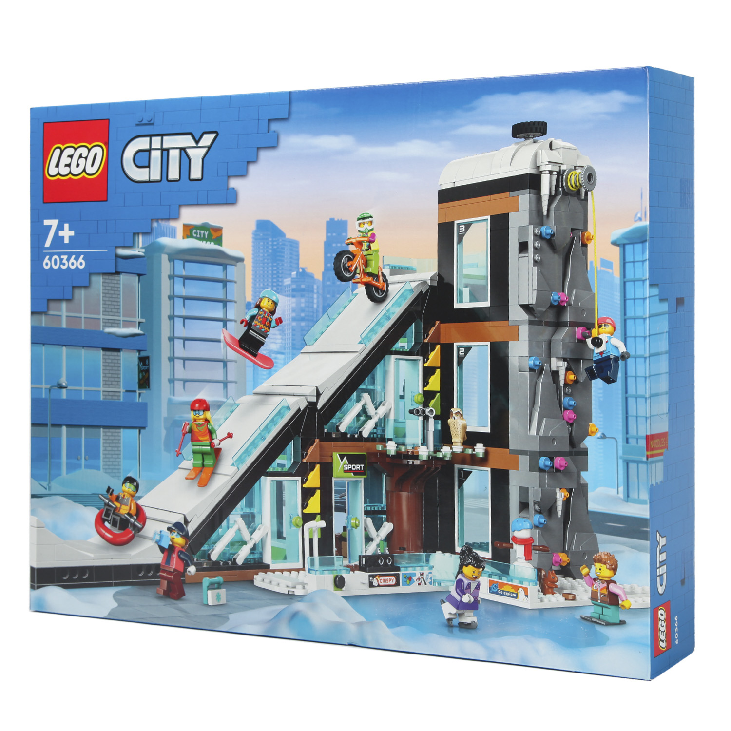 Конструктор LEGO City Ski and Climbing Center 1045 дет. - фото 11