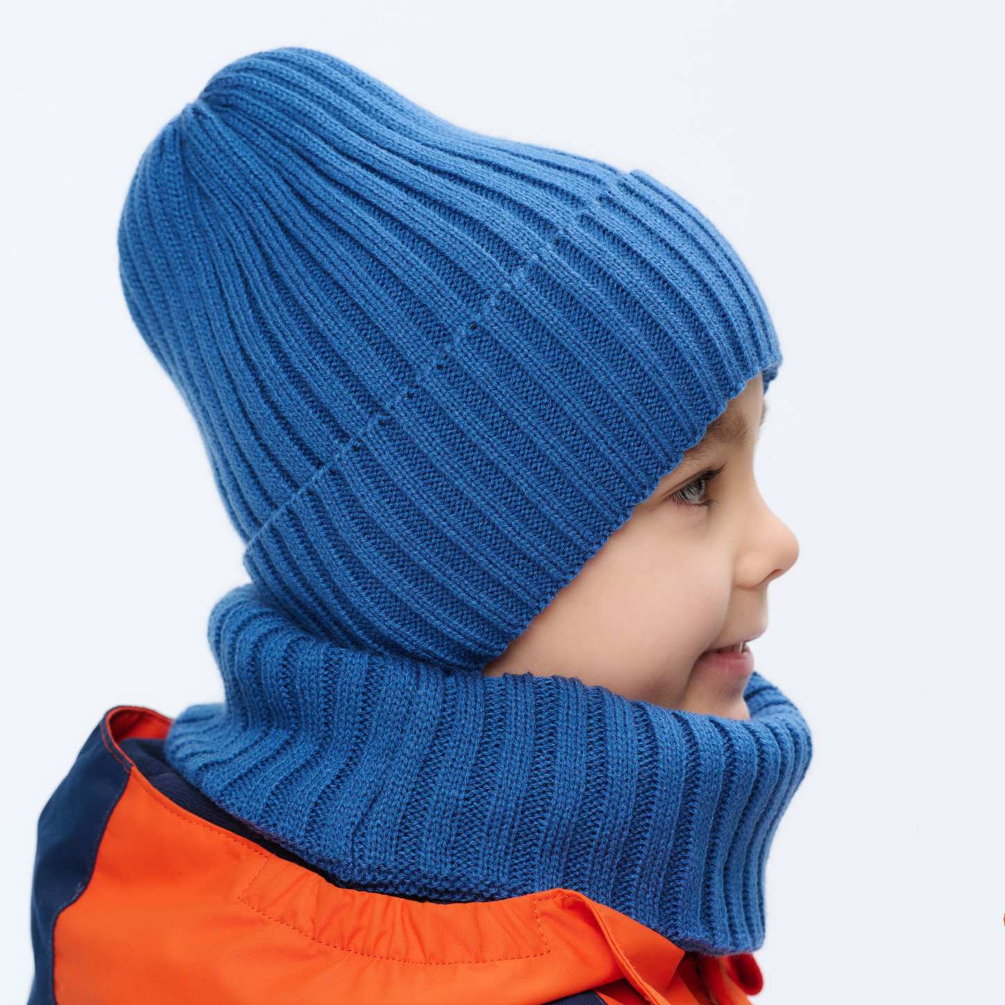 Шапка и снуд KUBRIO NYC-H-35-pumpk-blue - фото 6