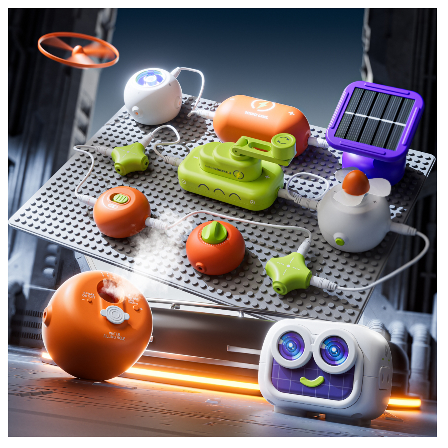 Конструктор SCIENCE EDUCATION Робототехника 300+ схем электронный - фото 9