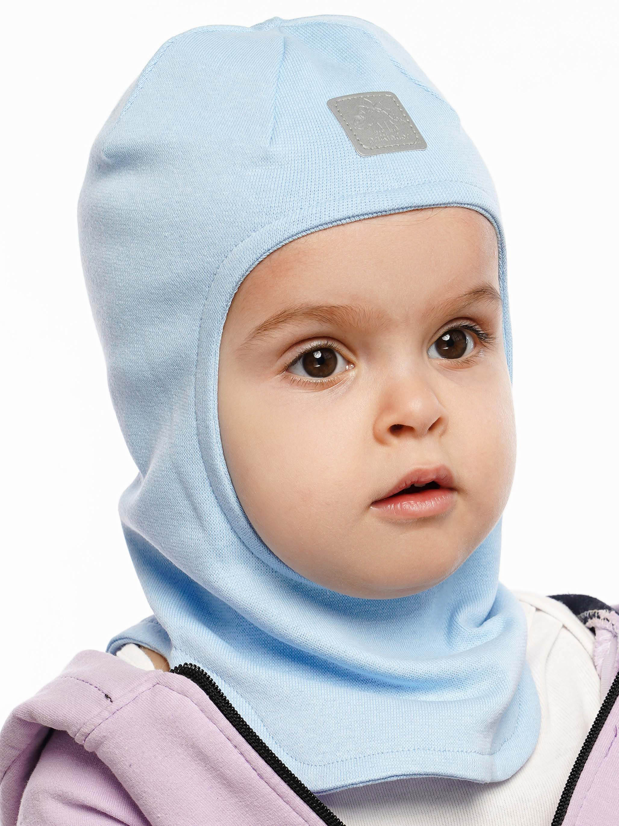 Шапка-шлем ПриКиндер G-Sp21807 Цвет Голубой - фото 1