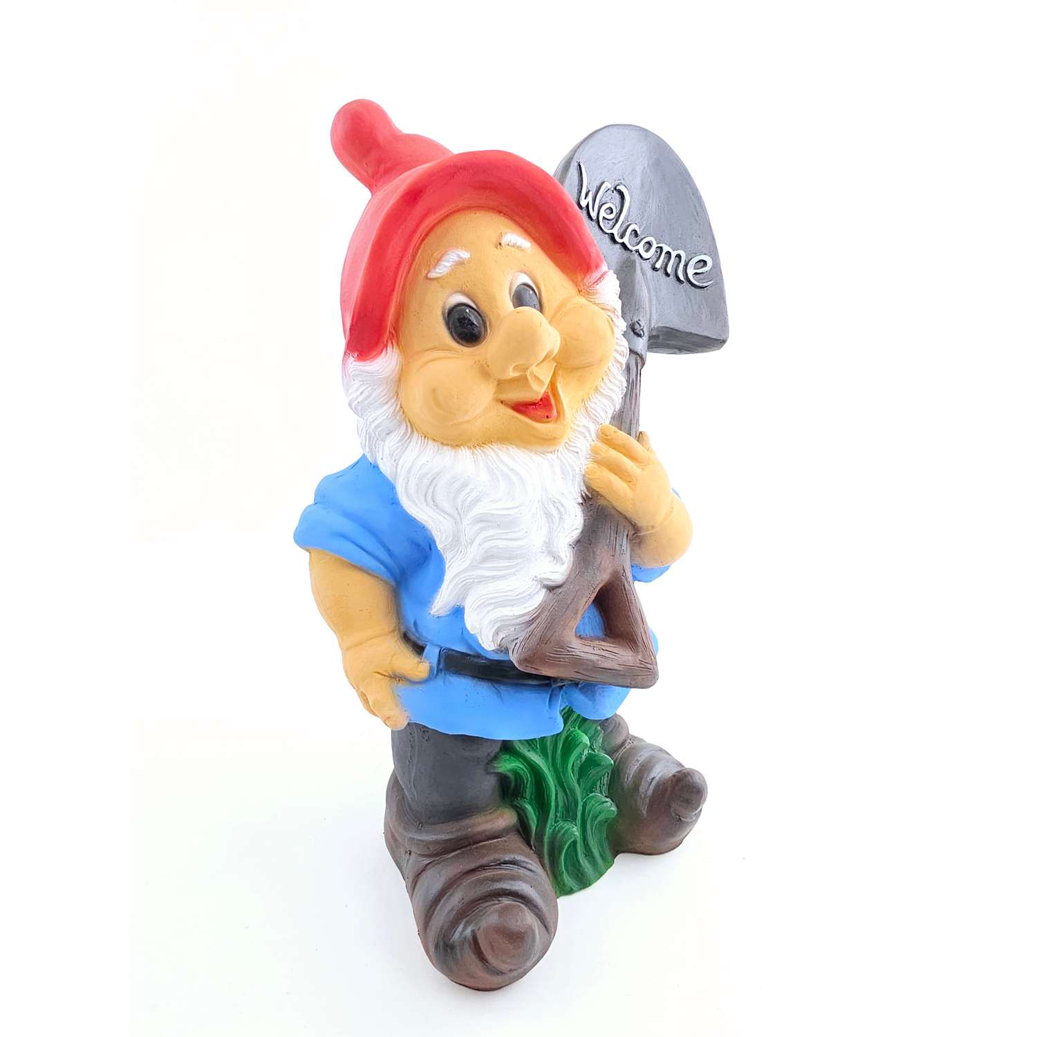 Фигура садовая . Гном с лопатой средний - фото 5