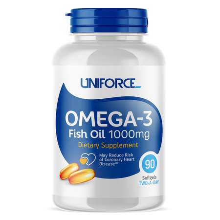 Биологически активная добавка Unoforce Omega 3 1000мг*90капсул