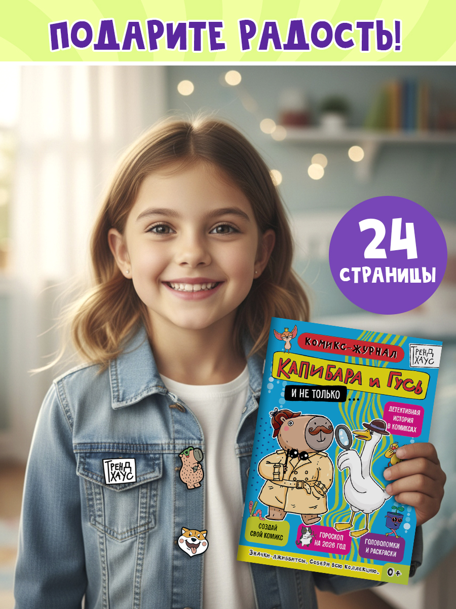 Комикс-журнал Проф-Пресс Капибара и Гусь Трендхаус Выпуск 3 - фото 3