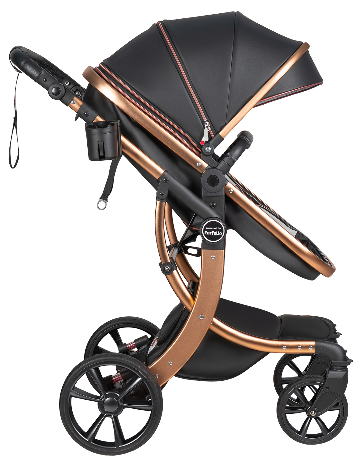 Коляска трансформер Aimile Adventurer черный - фото 20