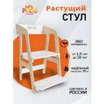 Деревянный растущий стул PalisHome детский с подлокотником