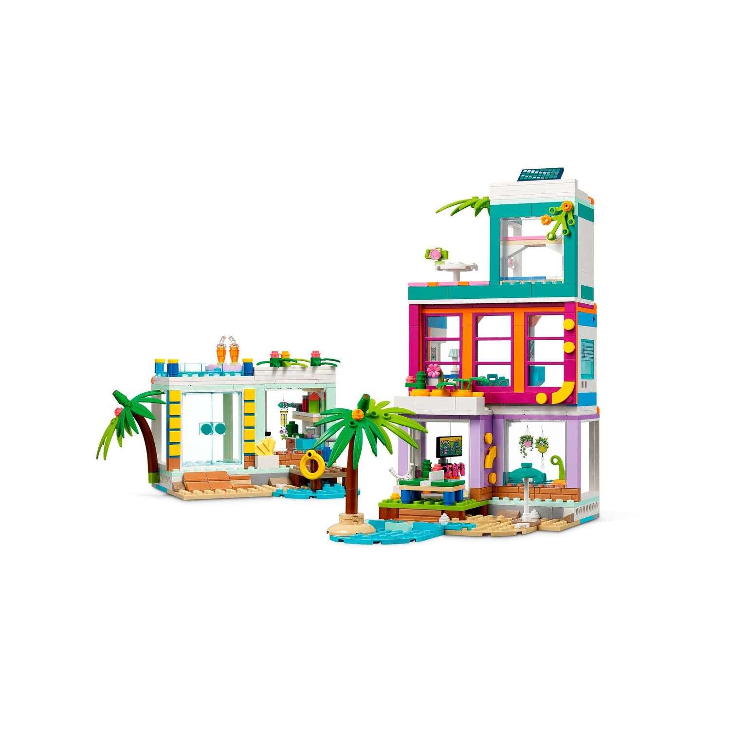 Конструктор LEGO Friends Пляжный дом для отдыха блочный - фото 4