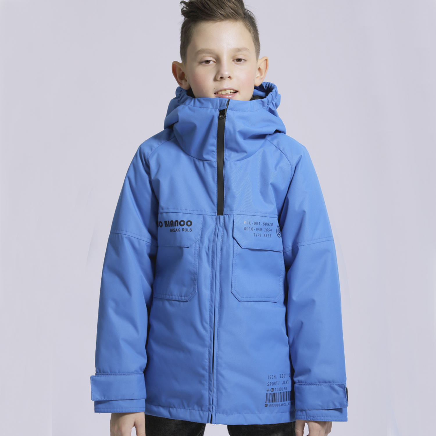 Куртка Orso Bianco OB21095-22_т.голубой - фото 2