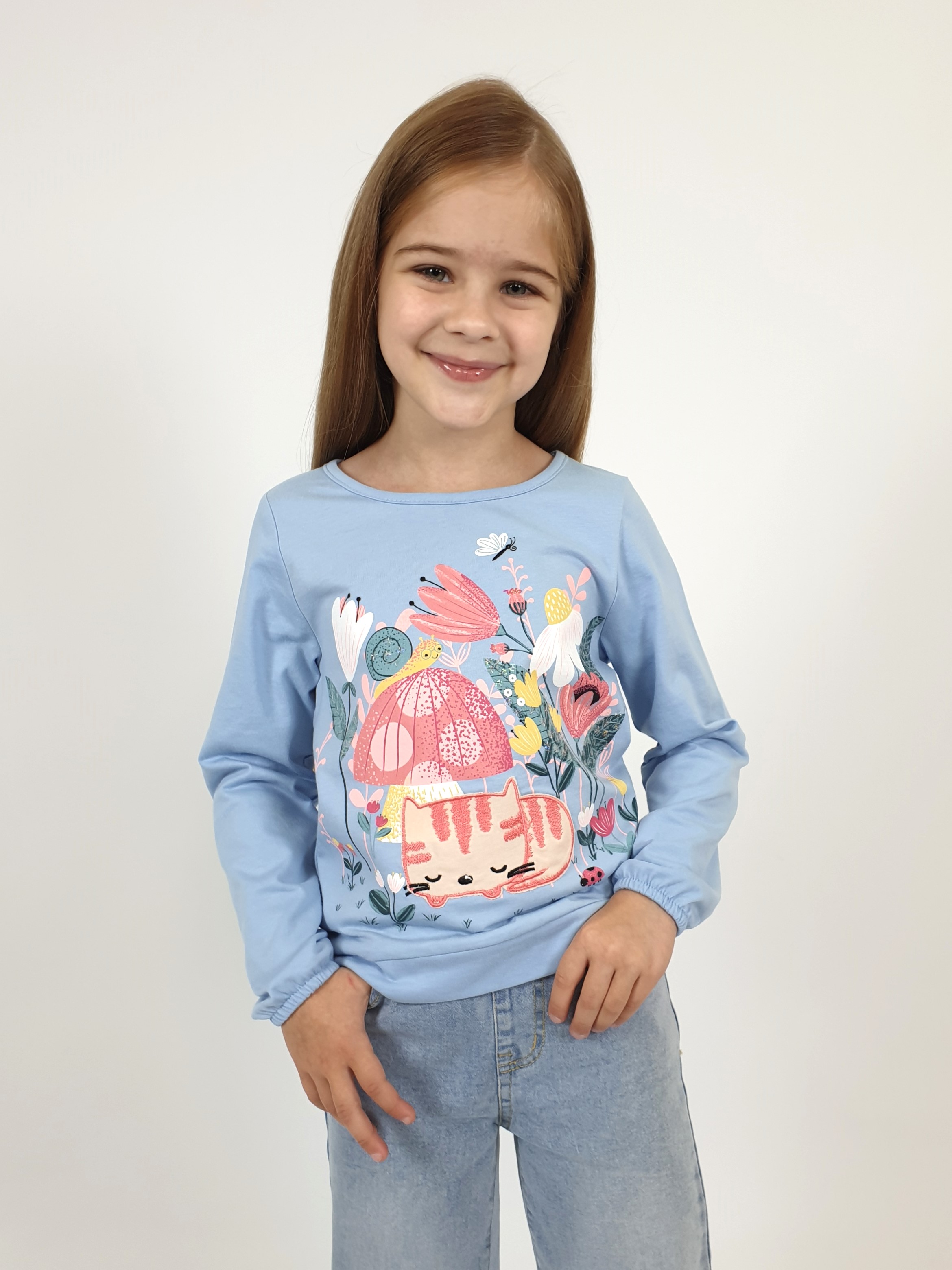 Свитшот Luneva 16-147-8. - фото 2