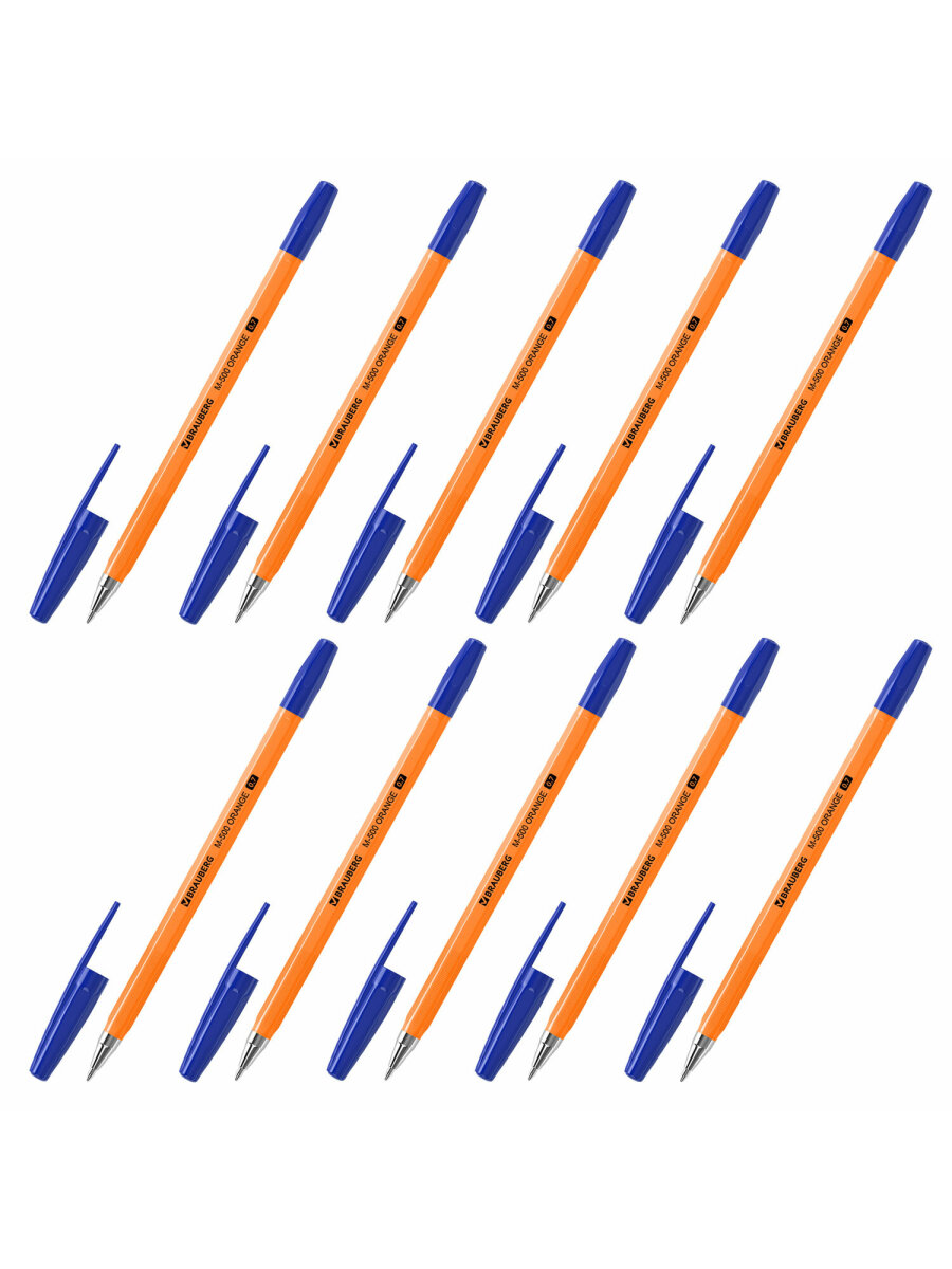 Ручка шариковая Brauberg 10 шт. - фото 15